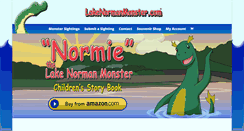 Desktop Screenshot of lakenormanmonster.com